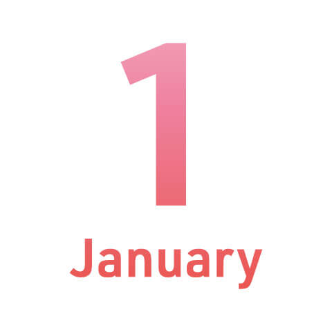 1月